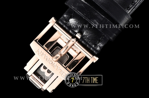 Blancpain Villeret Complications White Dial with Roman Numerals 18K Rose Gold Thick Plated on Solid Stainless Steel