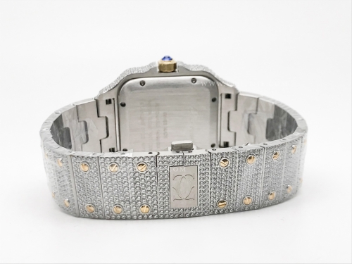 Santos 40mm Dia Dia/Dia/YG Red/Dia-Rm TWF MY8215