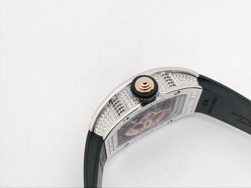 RM07-01 Crested Diam SS/RU Blk/Blk Skele ZF CRMA2