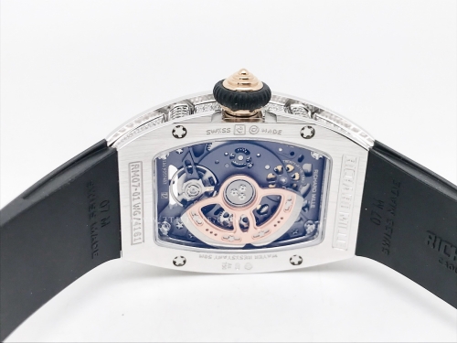 RM07-01 Crested Diam SS/RU Blk/Blk Skele ZF CRMA2