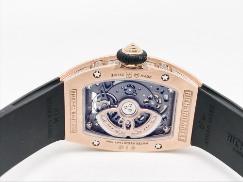 RM07-01 Crested Diam RG/RU Blk/Red Skele ZF CRMA2