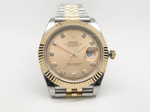 DJ2 41mm 126333 Jub Flt 904L YG/SS Gol/Dia EWE A3235