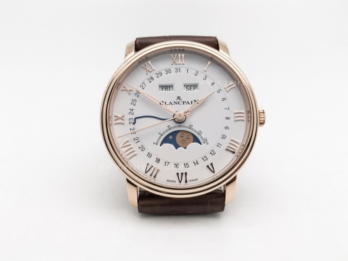 Villeret Complications 6654 3642 55B RG/LE White/Rmn APSF A6654