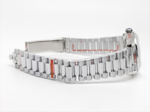 DayDate 36mm Wt 904L Flt SS/SS Silv/Rm QF VR3255