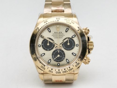 Daytona 116508 904L YG/YG YG/Stk QF V3 SH4130 Q