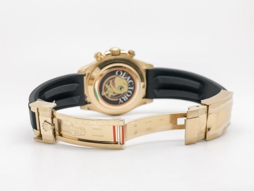 Daytona 116518 Wt YG/RU Wht/Stk QF V11 SH4130