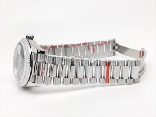 DayDate 36mm Wt 904L Flt SS/SS O-Blue/Rm/St QF VR3255