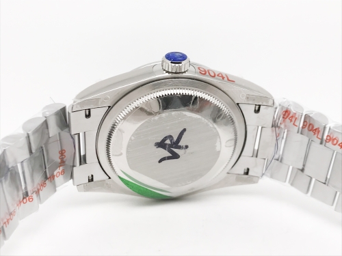 DayDate 36mm Wt 904L Flt SS/SS O-Blue/Rm/St QF VR3255