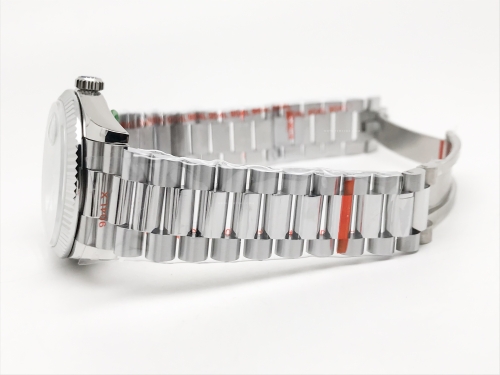 DayDate 36mm Wt 904L Flt SS/SS I-Blue/Rm QF VR3255