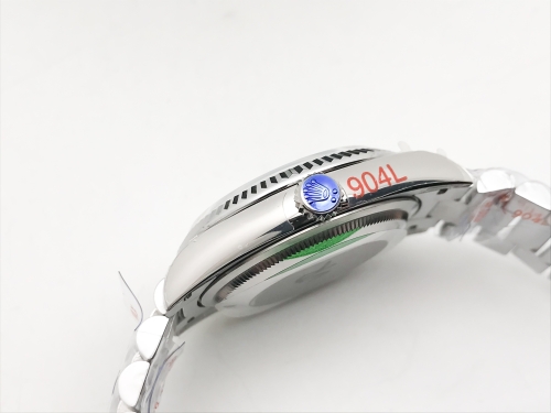 DayDate 36mm Wt 904L Flt SS/SS I-Blue/Rm QF VR3255