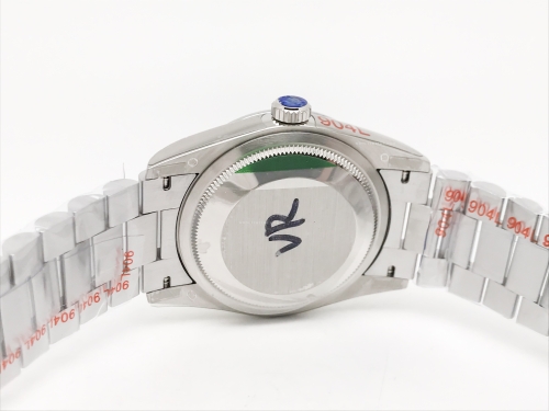 DayDate 36mm Wt 904L Flt SS/SS I-Blue/Rm QF VR3255