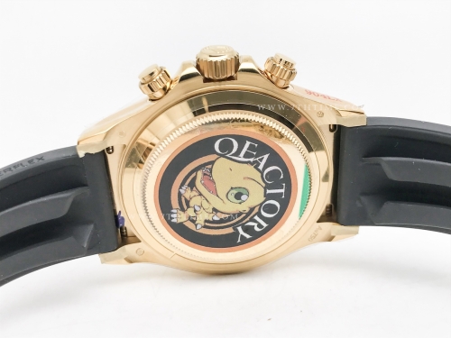 Daytona 116518 Wt YG/RU Blk/Stk QF V11 SH4130