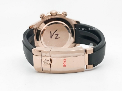 Daytona 116515 904L RG/RU Wht/Wht/Stk QF V3 SH4130