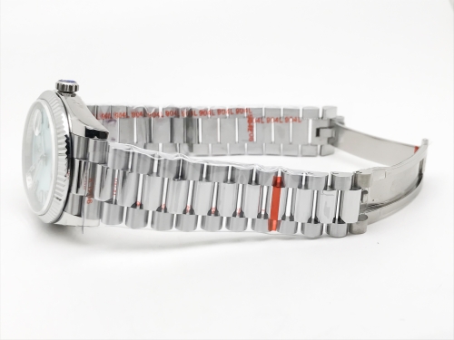 DayDate 36mm Wt 904L Flt SS/SS I-Blue/Dia QF VR3255