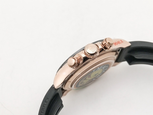 Daytona 116515 Wt RG/RU Blk/RG/Stk QF V11 SH4130