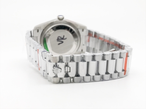 DayDate 36mm Wt 904L Flt SS/SS I-Blue/Dia QF VR3255