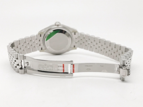 DateJust 278384RBR Midsize 31mm Jub Dia SS/SS Wht/Rm THB A2671