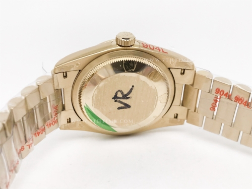 DayDate 36mm Wt 904L Flt YG/YG Gold/Bag QF VR3255