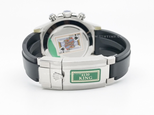 Daytona 116519 904L WG/RU Grey/Stk King SH4130