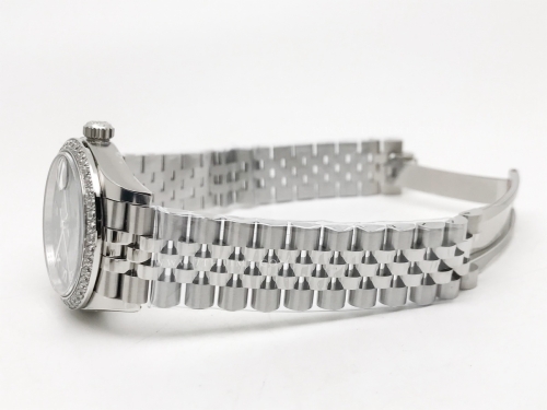 DateJust 278384RBR Midsize 31mm Jub Dia SS/SS Blk/Rm THB A2671