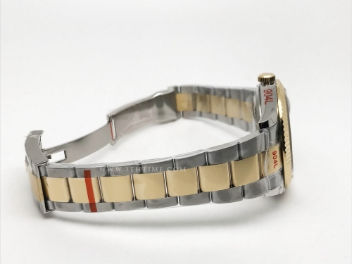 DJ2 41mm Oys Flt 904L YG/SS Blk/Dia GMF V2 VR3235