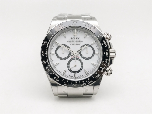 Daytona 126500LN SS/SS Wht/Stk 904L THB SH4131-2