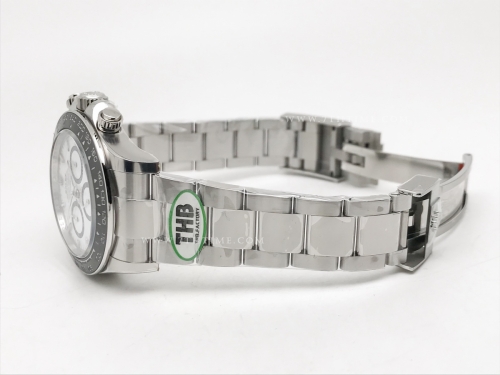 Daytona 126500LN SS/SS Wht/Stk 904L THB SH4131-2