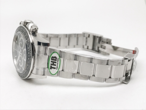 Daytona 126500LN SS/SS Blk/Stk 904L THB SH4131-2