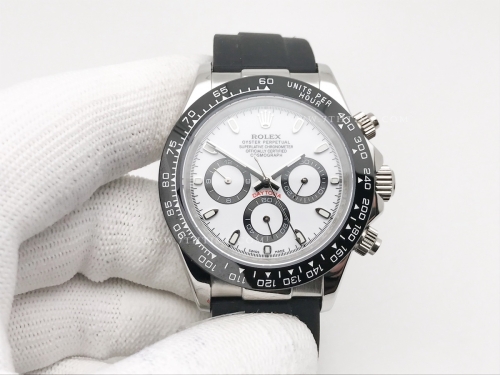 Daytona 116500 CER SS/RU White/Stk GDF A3836