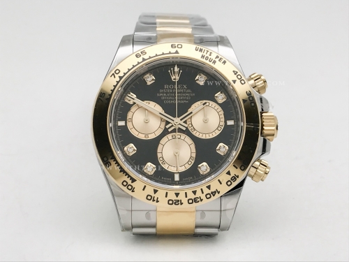 Daytona 126503 YG/SS Blk/Dia 904L THB SH4131-2