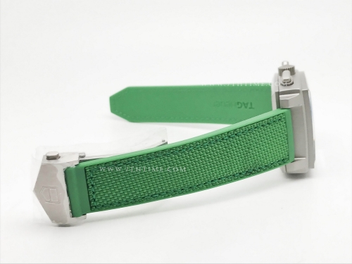 Tag Monaco Chronograph Green TI/RU Grn/Blk A8F VK63A