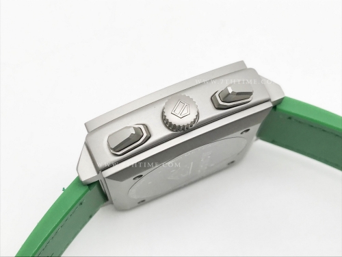 Tag Monaco Chronograph Green TI/RU Grn/Blk A8F VK63A