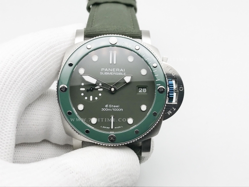 Submersible QuarantaQuattro 44mm SS/NY Grn TTF P900