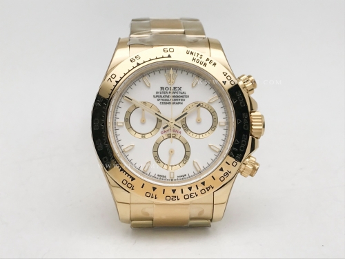 Daytona 126508 YG/YG Wht/Stk RCF A4131