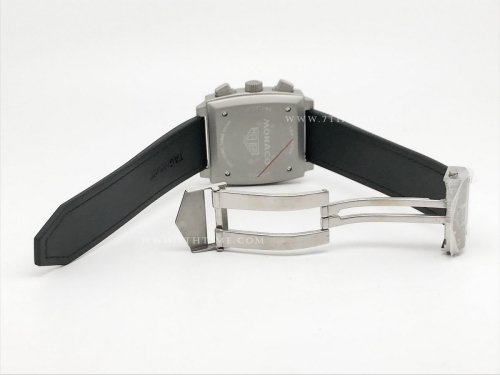 Tag Monaco Chronograph Black TI/RU Blk/Yelw A8F VK63A