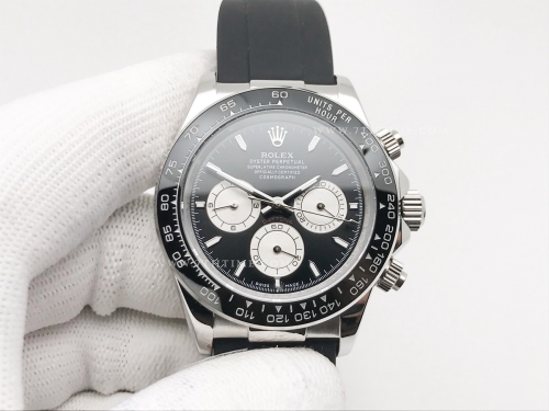 Daytona 126500 CER SS/RU Blk/Wht/Stk GDF A3836