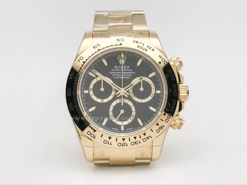 Daytona 126508 YG/YG Blk/Stk RCF A4131