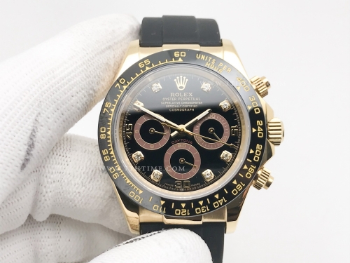 Daytona 126518 CER YG/RU Blk/Dia GDF A3836