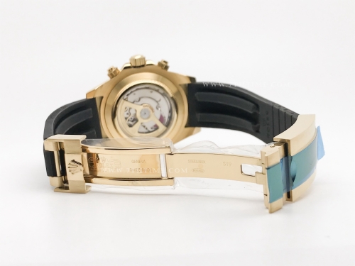 Daytona 126518 CER YG/RU Blk/Gold/Stk GDF A3836