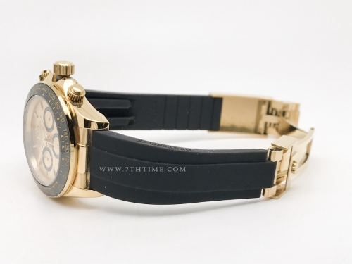 Daytona 126518 CER YG/RU Gold/Stk GDF A3836