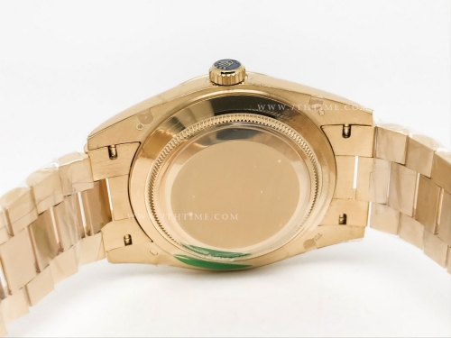 DayDate 40mm Flt Pres YG/YG Blk/Dia EWF VR3255