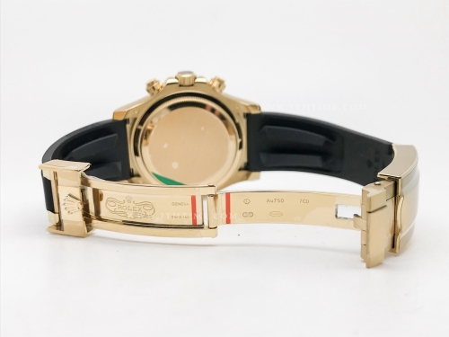 Daytona 126518LN CER YG/RU Wht/Stk RCF A4131