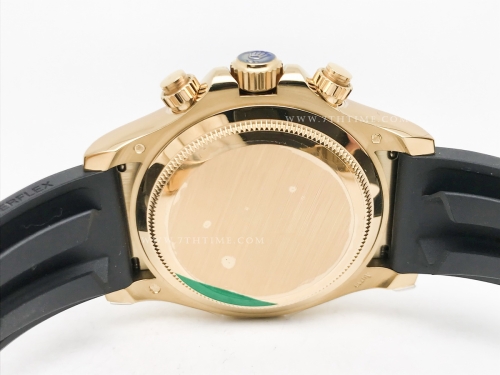 Daytona 126518LN CER YG/RU Wht/Stk RCF A4131