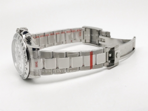 Daytona 116520 904L SS/SS Wht/Stk GMF A7750