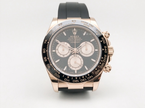 Daytona 126515LN CER RG/RU Blk/RG/Stk RCF A4131