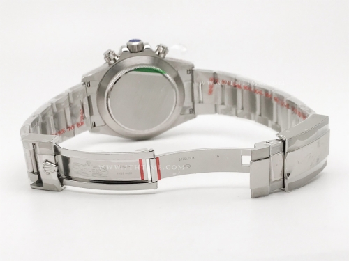 Daytona 116500 904L CER SS/SS Wht/Stk GMF A7750