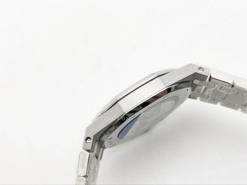 Royal Oak Ladies 67651ST Dia SS/SS Blk/Stk ZF Sw Qtz