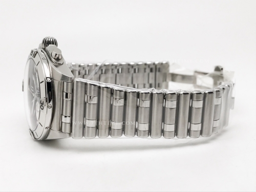 Chronomat B01 V2 SS/SS Blk/Silv/Stk TF Asia 7750