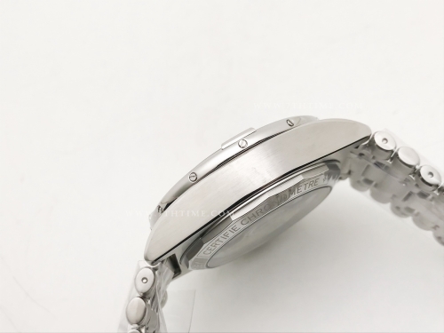 Chronomat B01 V2 SS/SS Blk/Silv/Stk TF Asia 7750