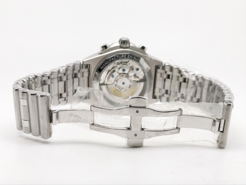 Chronomat B01 V2 SS/SS Blk/Silv/Stk TF Asia 7750